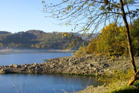LUNGO LE ACQUE DEL LAGO DA BADI A SUVIANA  SABATO 11 OTTOBRE