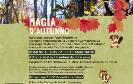 MAGIA D’AUTUNNO <br/> DOMENICA 8 NOVEMBRE